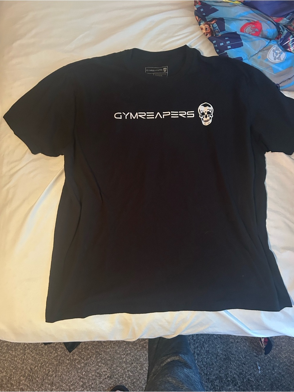 GYMREAPERS black/white logo t shirt